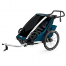Детская коляска мультиспортивный прицеп Thule Chariot Cross 1 Majolica Blue